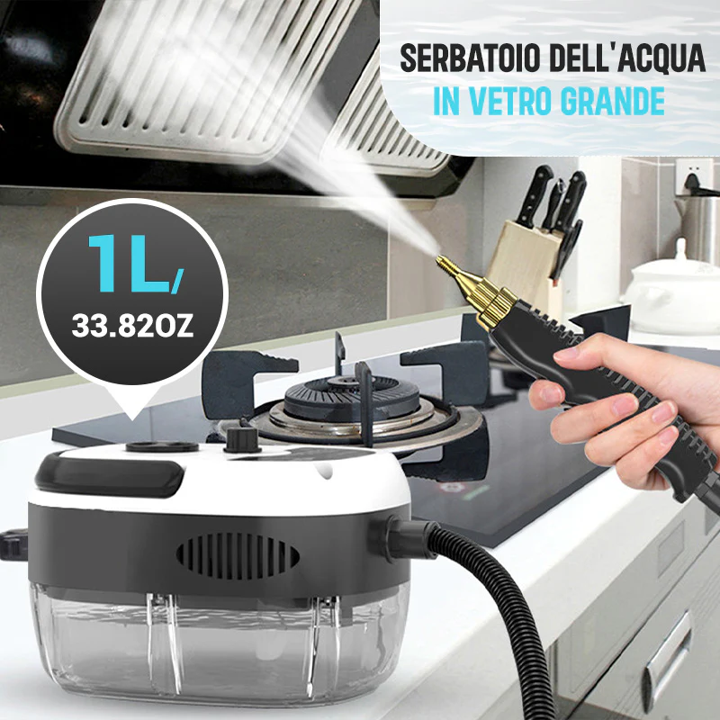 Pulitore a vapore manuale ad alta temperatura pressurizzato da 2500W - Image 6