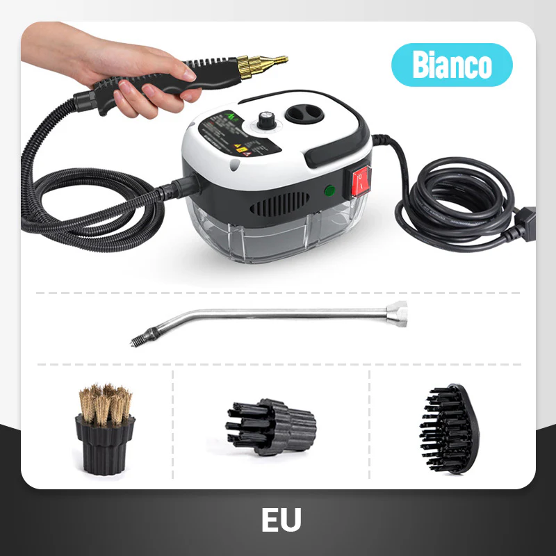 Pulitore a vapore manuale ad alta temperatura pressurizzato da 2500W - Image 9