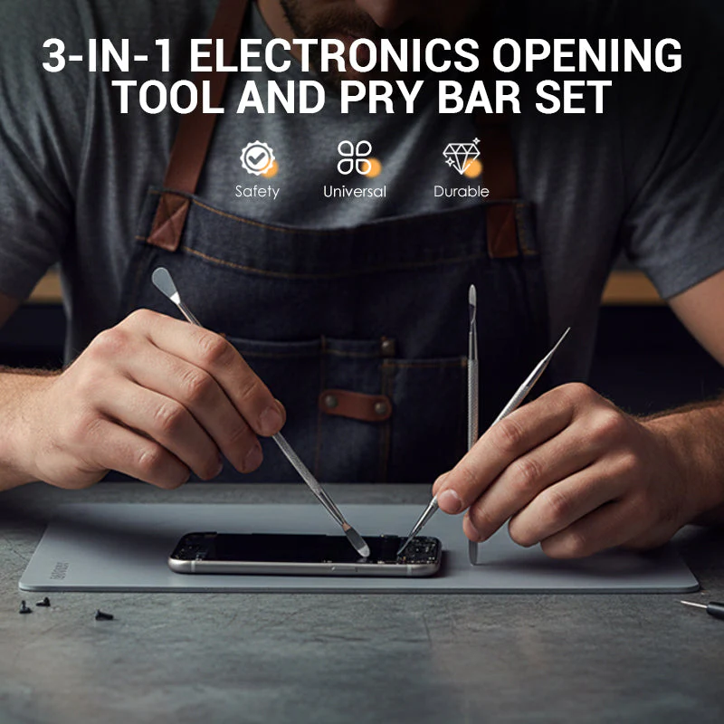 Set di strumenti di apertura e leva 3 in 1 per dispositivi elettronici