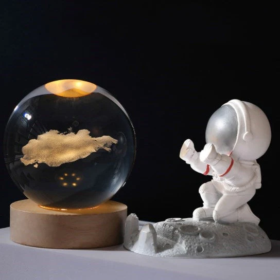🥳SVENDITA 2026🥳💞OLTRE 50.000 PEZZI VENDUTI!💫🌌 Porta la galassia nella tua stanza. Luce notturna con sfera di cristallo 3D – 50% DI SCONTO! ✨🌙 - Image 12