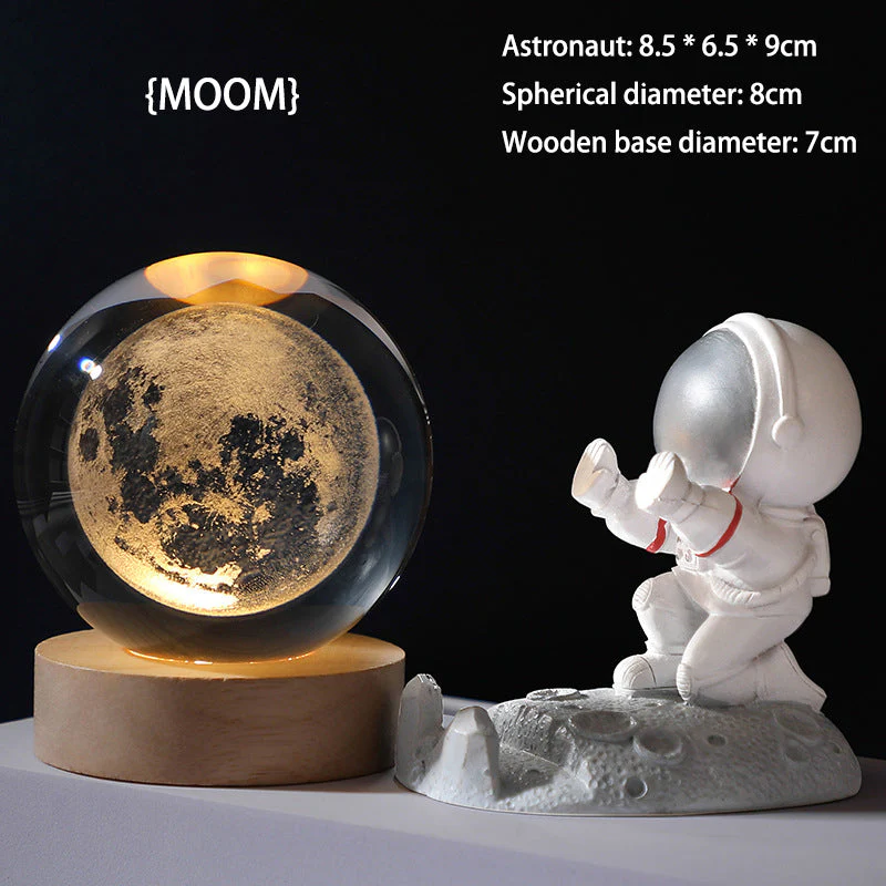 🥳SVENDITA 2026🥳💞OLTRE 50.000 PEZZI VENDUTI!💫🌌 Porta la galassia nella tua stanza. Luce notturna con sfera di cristallo 3D – 50% DI SCONTO! ✨🌙 - Image 13