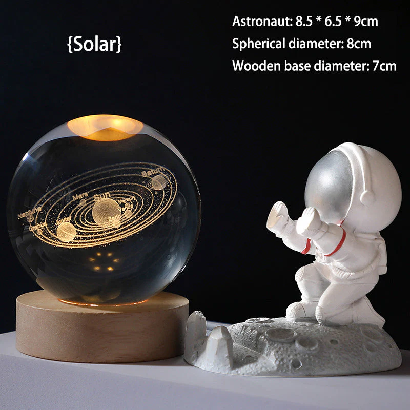 🥳SVENDITA 2026🥳💞OLTRE 50.000 PEZZI VENDUTI!💫🌌 Porta la galassia nella tua stanza. Luce notturna con sfera di cristallo 3D – 50% DI SCONTO! ✨🌙 - Image 14
