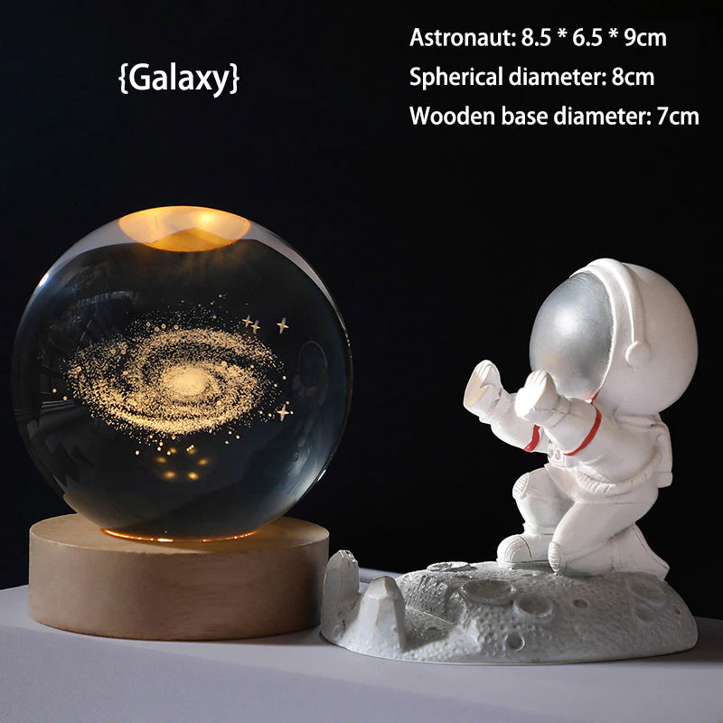🥳SVENDITA 2026🥳💞OLTRE 50.000 PEZZI VENDUTI!💫🌌 Porta la galassia nella tua stanza. Luce notturna con sfera di cristallo 3D – 50% DI SCONTO! ✨🌙 - Image 15