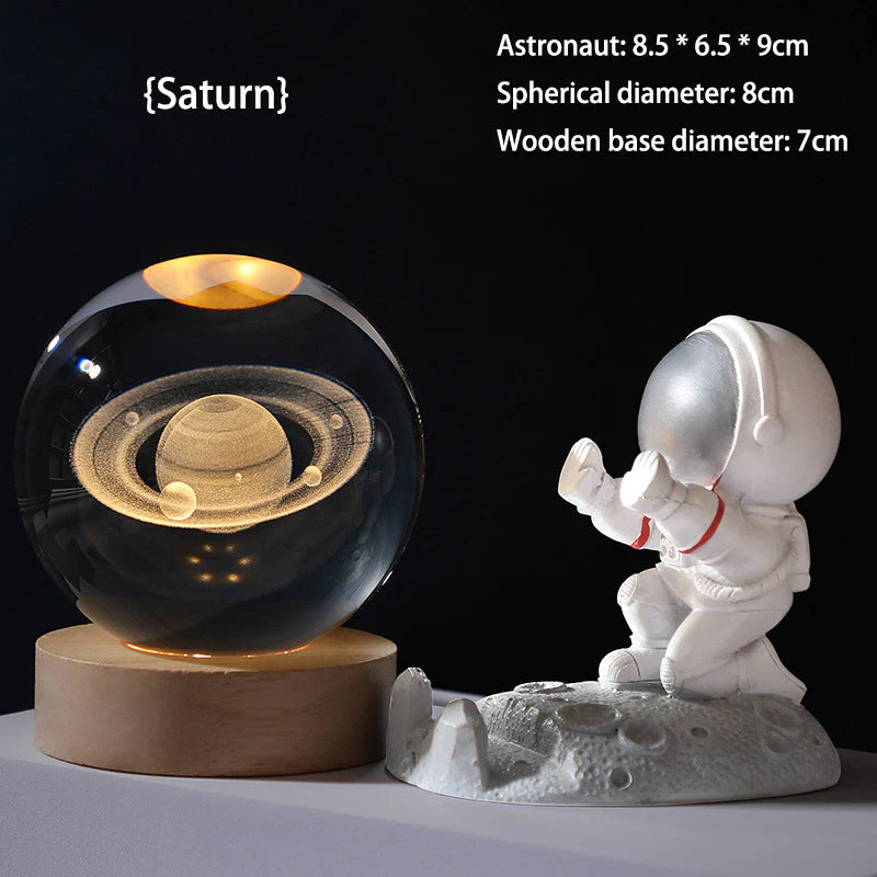 🥳SVENDITA 2026🥳💞OLTRE 50.000 PEZZI VENDUTI!💫🌌 Porta la galassia nella tua stanza. Luce notturna con sfera di cristallo 3D – 50% DI SCONTO! ✨🌙 - Image 16