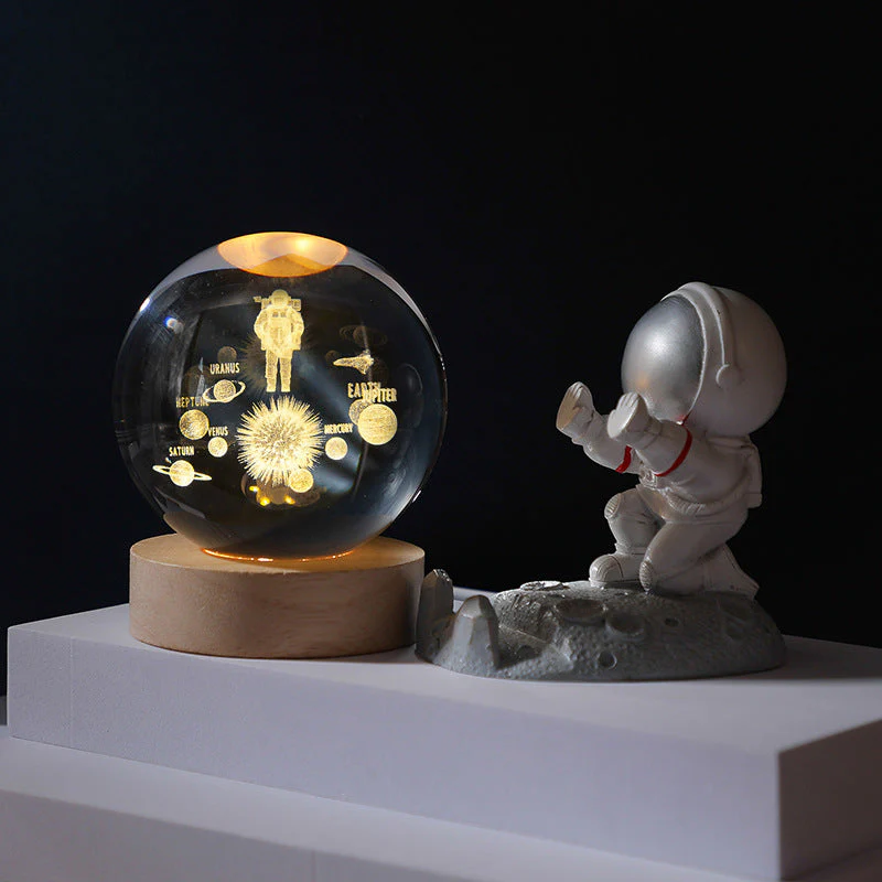 🥳SVENDITA 2026🥳💞OLTRE 50.000 PEZZI VENDUTI!💫🌌 Porta la galassia nella tua stanza. Luce notturna con sfera di cristallo 3D – 50% DI SCONTO! ✨🌙 - Image 18