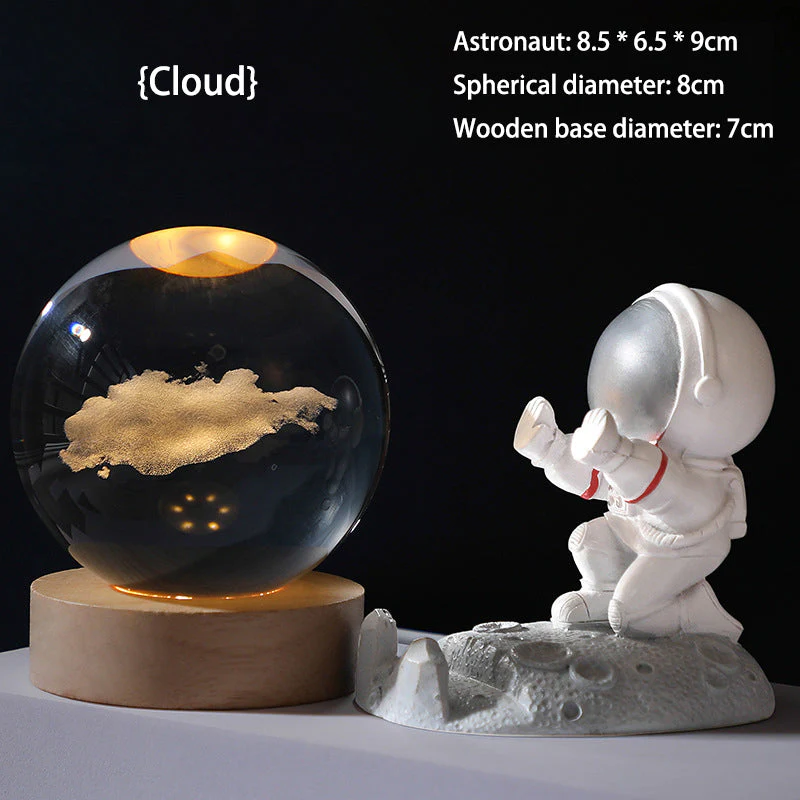 🥳SVENDITA 2026🥳💞OLTRE 50.000 PEZZI VENDUTI!💫🌌 Porta la galassia nella tua stanza. Luce notturna con sfera di cristallo 3D – 50% DI SCONTO! ✨🌙 - Image 23