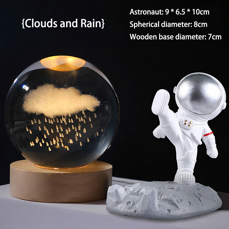 🥳SVENDITA 2026🥳💞OLTRE 50.000 PEZZI VENDUTI!💫🌌 Porta la galassia nella tua stanza. Luce notturna con sfera di cristallo 3D – 50% DI SCONTO! ✨🌙 - Image 24