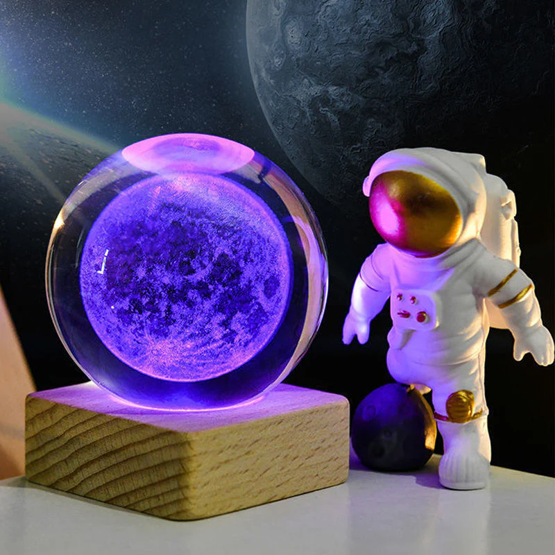 🥳SVENDITA 2026🥳💞OLTRE 50.000 PEZZI VENDUTI!💫🌌 Porta la galassia nella tua stanza. Luce notturna con sfera di cristallo 3D – 50% DI SCONTO! ✨🌙 - Image 4