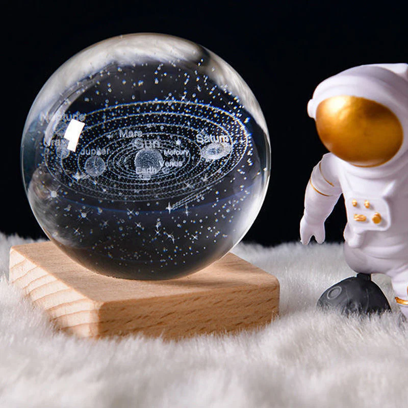 🥳SVENDITA 2026🥳💞OLTRE 50.000 PEZZI VENDUTI!💫🌌 Porta la galassia nella tua stanza. Luce notturna con sfera di cristallo 3D – 50% DI SCONTO! ✨🌙 - Image 5