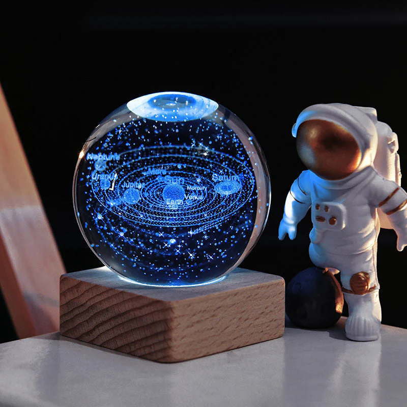 🥳SVENDITA 2026🥳💞OLTRE 50.000 PEZZI VENDUTI!💫🌌 Porta la galassia nella tua stanza. Luce notturna con sfera di cristallo 3D – 50% DI SCONTO! ✨🌙 - Image 9
