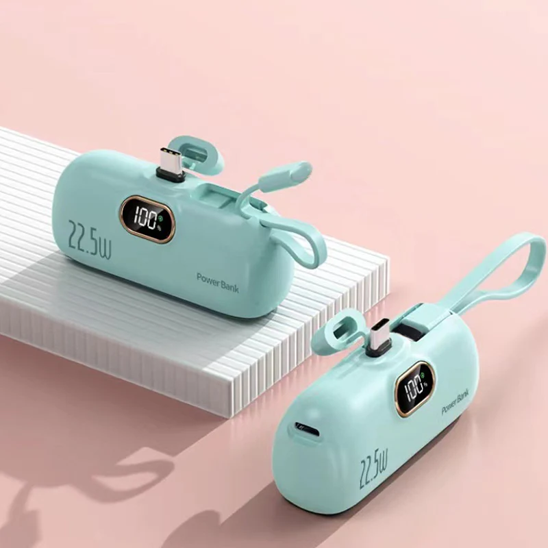 🔋 Nuovi prodotti Offerta limitata ✨ Mini power bank portatile da 5000 mAh per telefono cellulare - Image 12