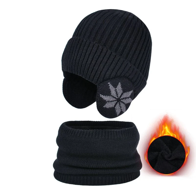 🎄Regalo di Natale🎅 ❄Set di sciarpe con berretto invernale e caldo cappello lavorato a maglia😍 - Image 11