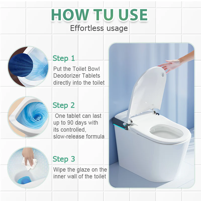 🌸Compresse deodoranti per WC con aroma fresco (1 compressa = 3 compresse normali) 🚽🧼 - Image 7