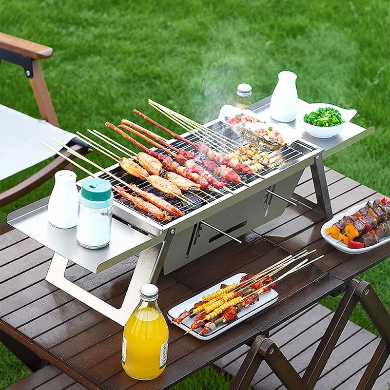Barbecue Pieghevole da Esterno in Acciaio Inossidabile - Image 12
