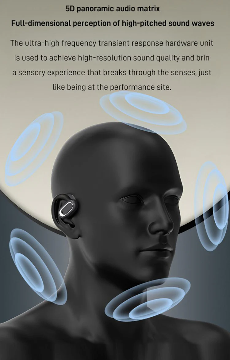 Cuffie Bluetooth OWS aperte 3D Surround - Image 2