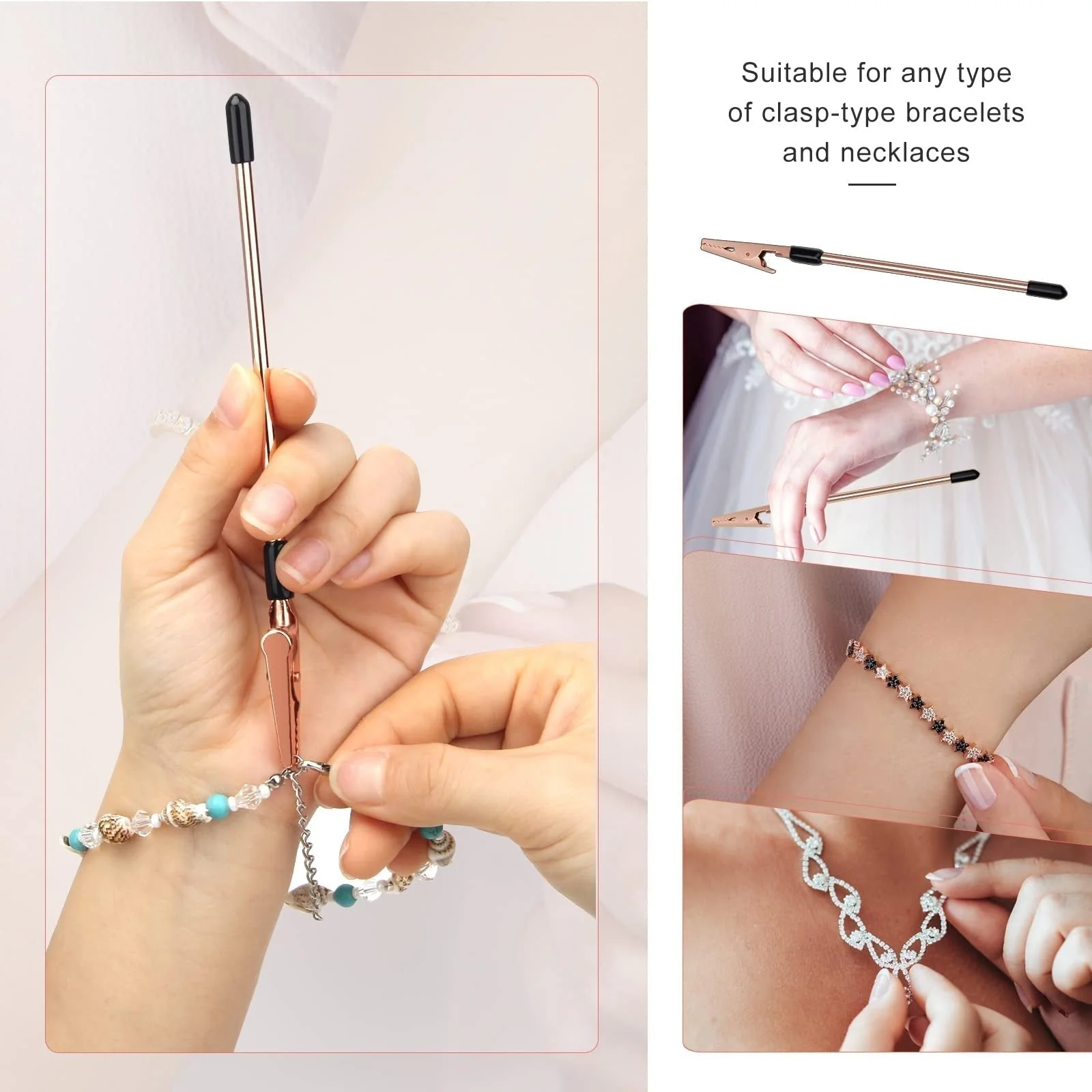 ✨🔥Acquistane 2 e ricevi 3 in omaggio🔥Strumenti di aiuto per la chiusura dei braccialetti🎁 - Image 5