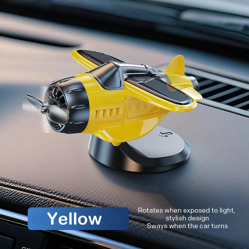 🔥Decorazioni per auto a forma di aereo alimentate ad energia solare - Image 10