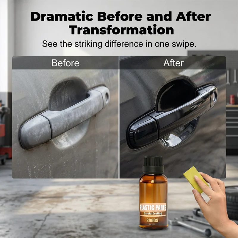 🔥Ristauratore con rivestimento cristallino per parti in plastica dell'auto - Image 2