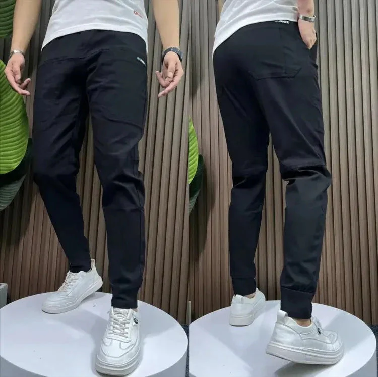 Pantaloni cargo skinny altamente elastici con tasche multiple da uomo👖 - Image 2