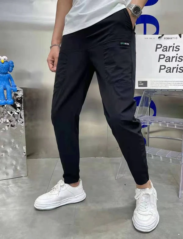 Pantaloni cargo skinny altamente elastici con tasche multiple da uomo👖 - Image 4