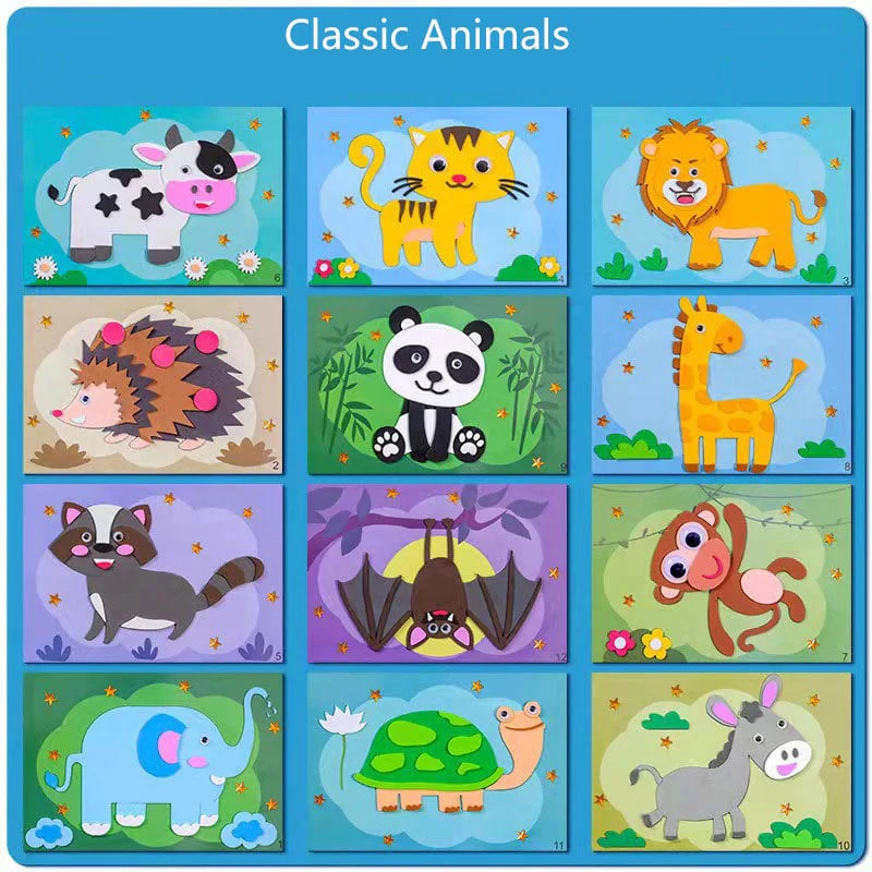 🔄🏠 Avventura riutilizzabile con personaggi dei cartoni animati! Adesivi EVA per bambini, decora il loro mondo🔥SCONTO DEL 50%!🎨✨ - Image 2