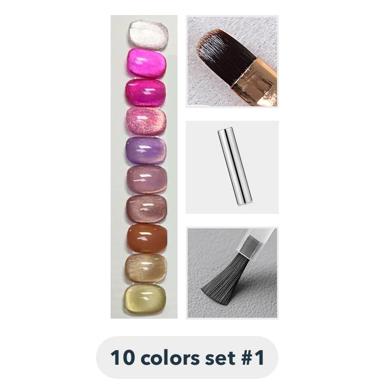 Set smalti gel Cat Eye con stick magnetico - Image 12