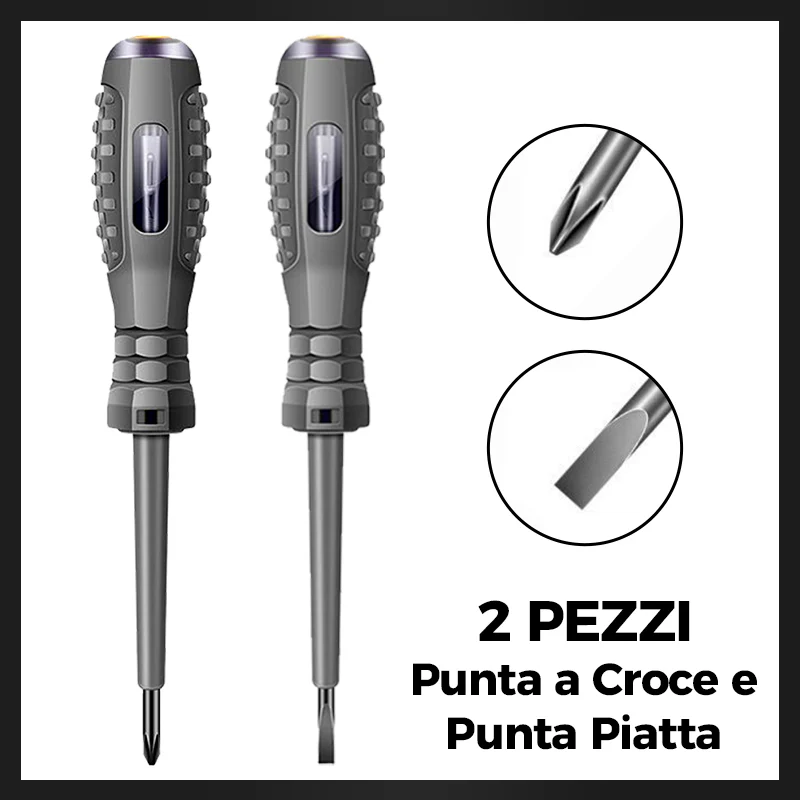 🔥Rilevatore di elettricità per cacciavite magnetico potente a coppia elevata 2 in 1 - Image 11