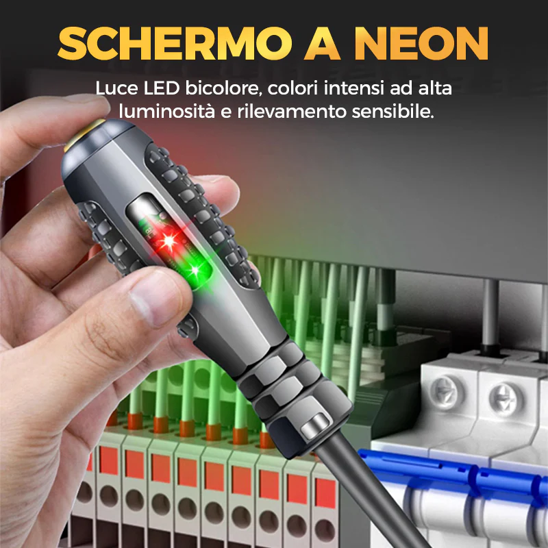 🔥Rilevatore di elettricità per cacciavite magnetico potente a coppia elevata 2 in 1 - Image 3