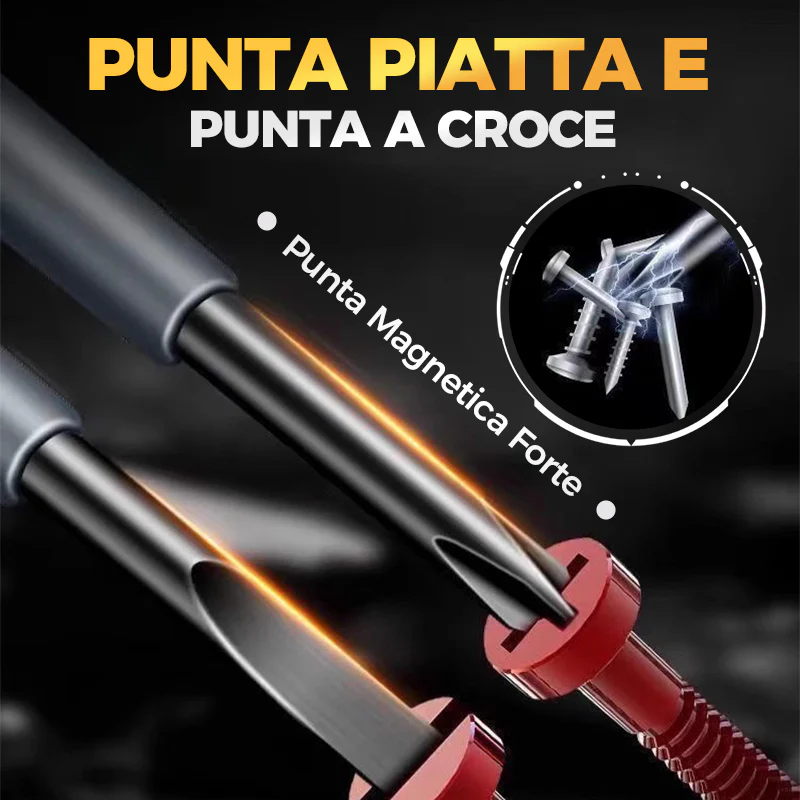 🔥Rilevatore di elettricità per cacciavite magnetico potente a coppia elevata 2 in 1 - Image 7