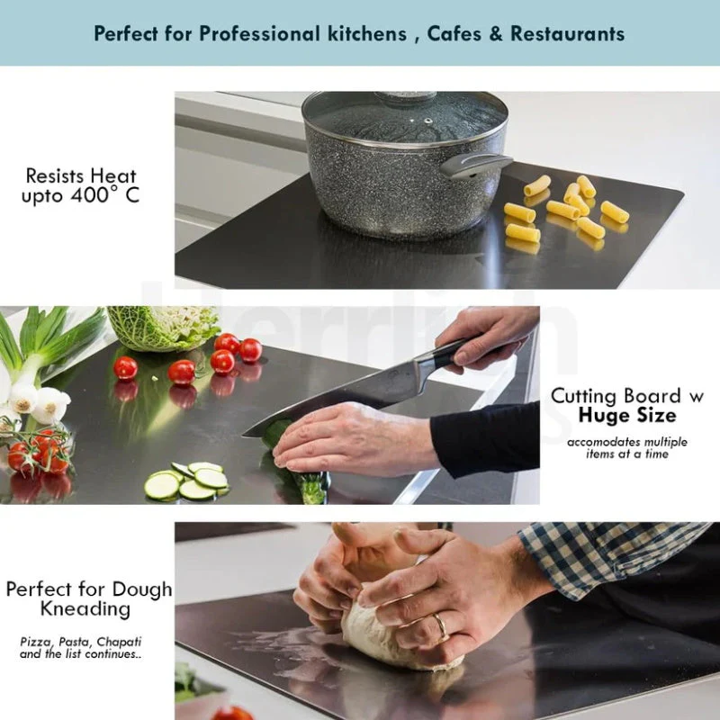 Tagliere Professionale in Acciaio Inox per Cucina - Image 2