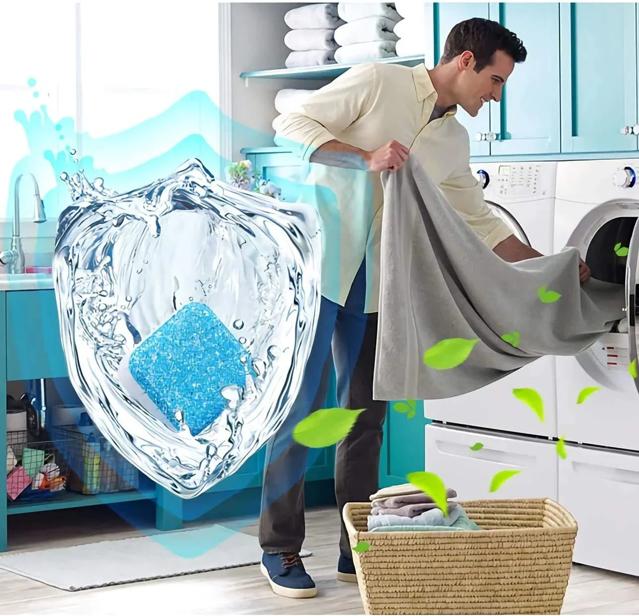 🧼 ACQUISTA 1, OTTIENI 1 GRATIS! 💦 Pastiglie per la pulizia profonda della lavatrice – Elimina il 99% dei batteri, Rimuove gli odori & Previene la muffa 🧽 - Image 11