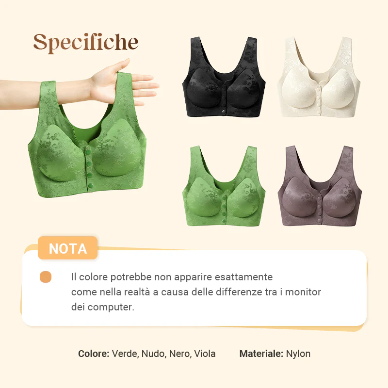 Reggiseno Comfort Senza Ferretto con Chiusura Frontale e Senza Cuciture - Image 8