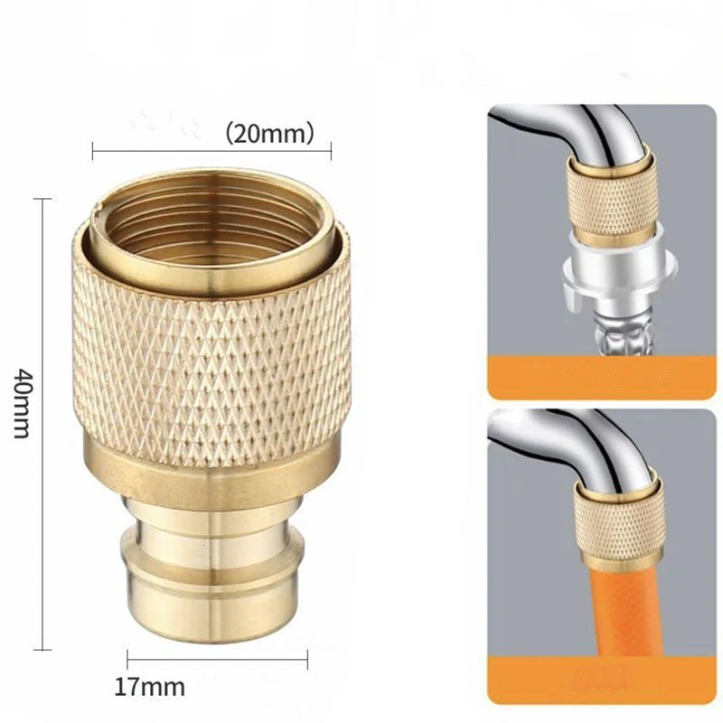 Adattatore in rame per tubo dell'acqua & Ugello per tubo flessibile ad alta pressione - Image 12