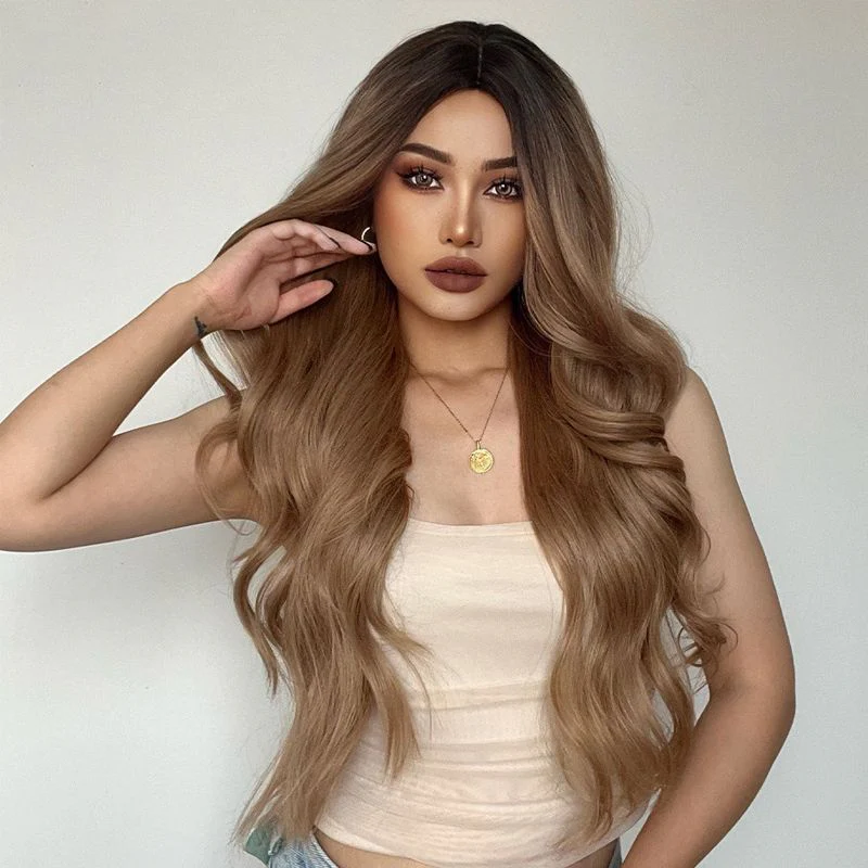 💇Splendida parrucca lunga e riccia: naturale, comoda e regolabile! - Image 2