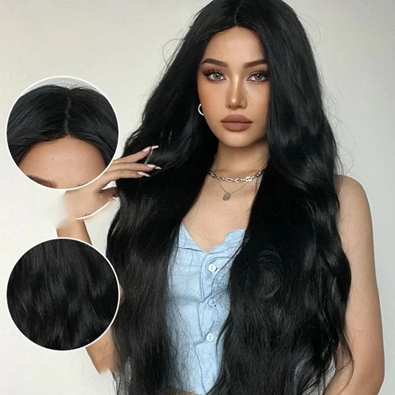 💇Splendida parrucca lunga e riccia: naturale, comoda e regolabile! - Image 3