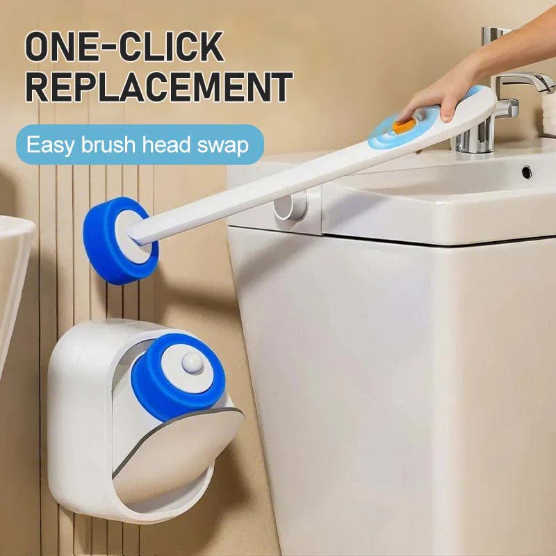 Scopino WC Usa e Getta con Testine di Ricambio