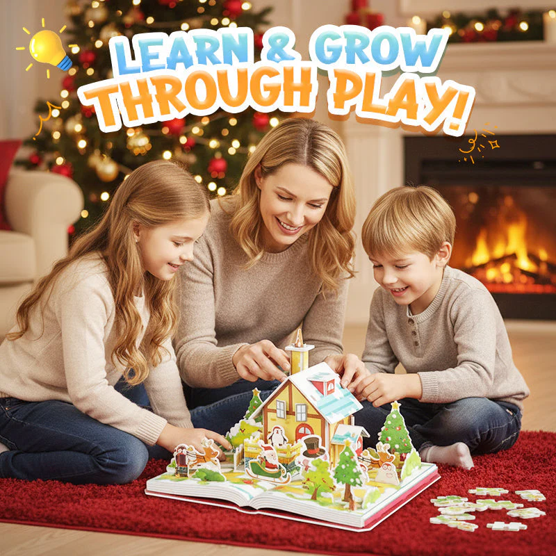 🎁Offerta limitata natalizia - 50% di sconto🧩Kit puzzle natalizio fai da te in 3D