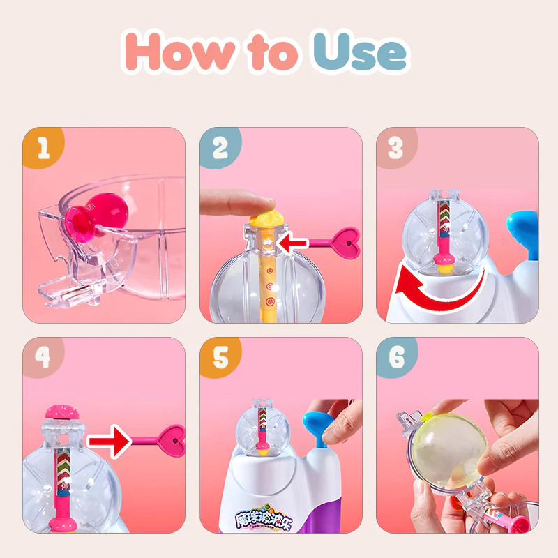 Kit fai da te per bolle con pompa per bambini - Image 8
