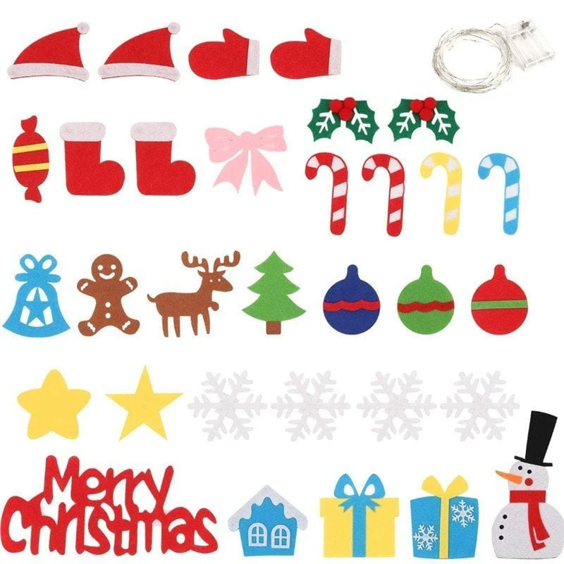 Set di Albero di Natale in Feltro Fai-da-Te - Image 9