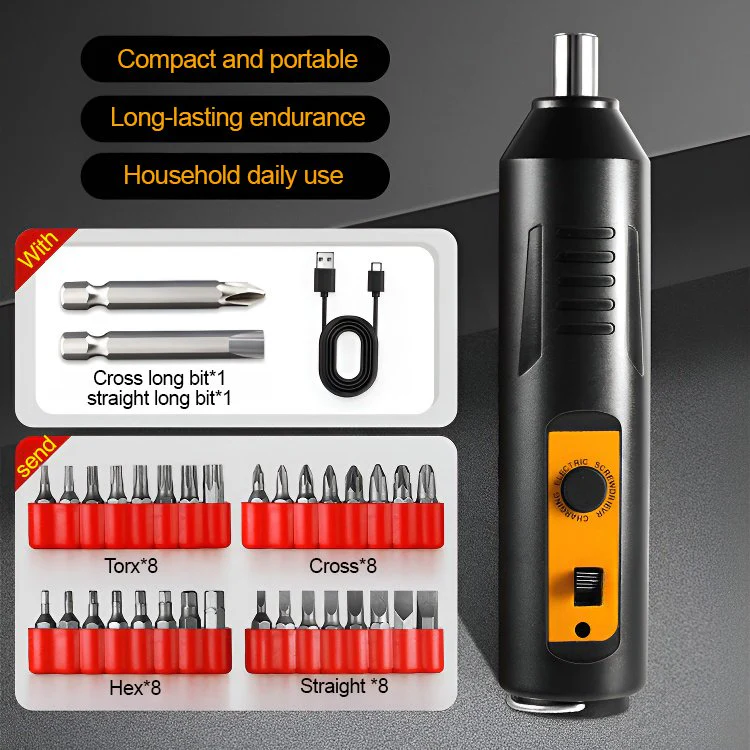 🔧Set di cacciaviti elettrici portatili per uso domestico - Image 3