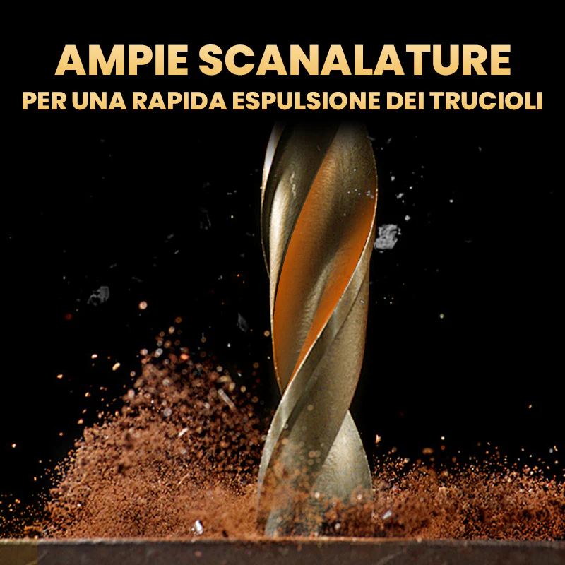 🔥🔥Kit di Punte da Trapano Eccentriche Zigrinate a 4 Taglienti ad Alta Resistenza - Image 7