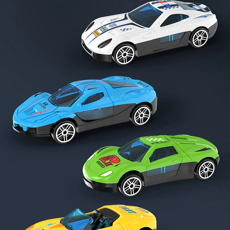 Dual Toy Car Launcher Racing Track Set for Kids - Image 7