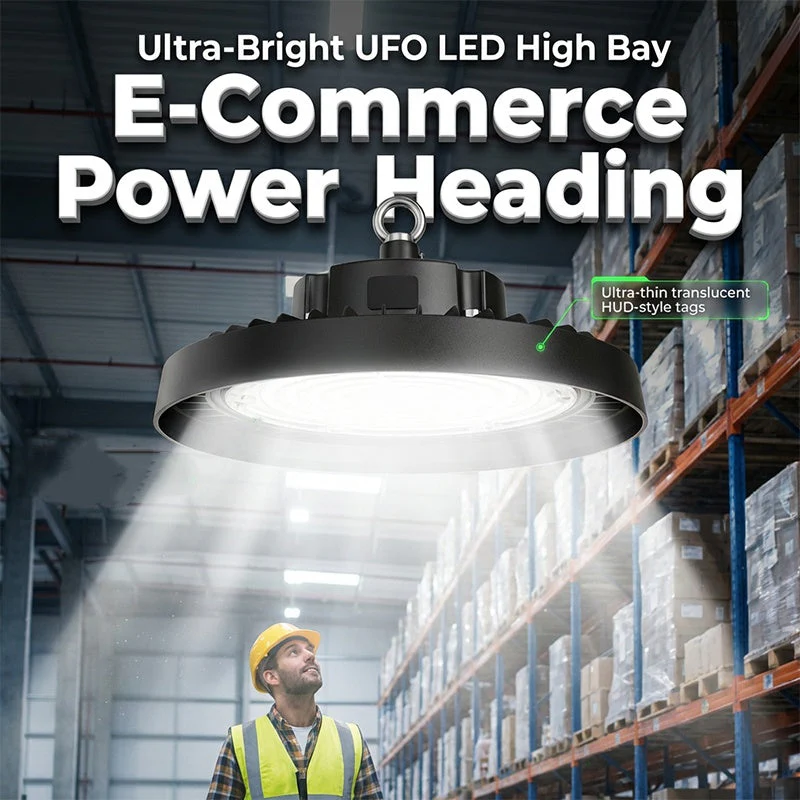 Lampada LED UFO High Bay a lunga durata