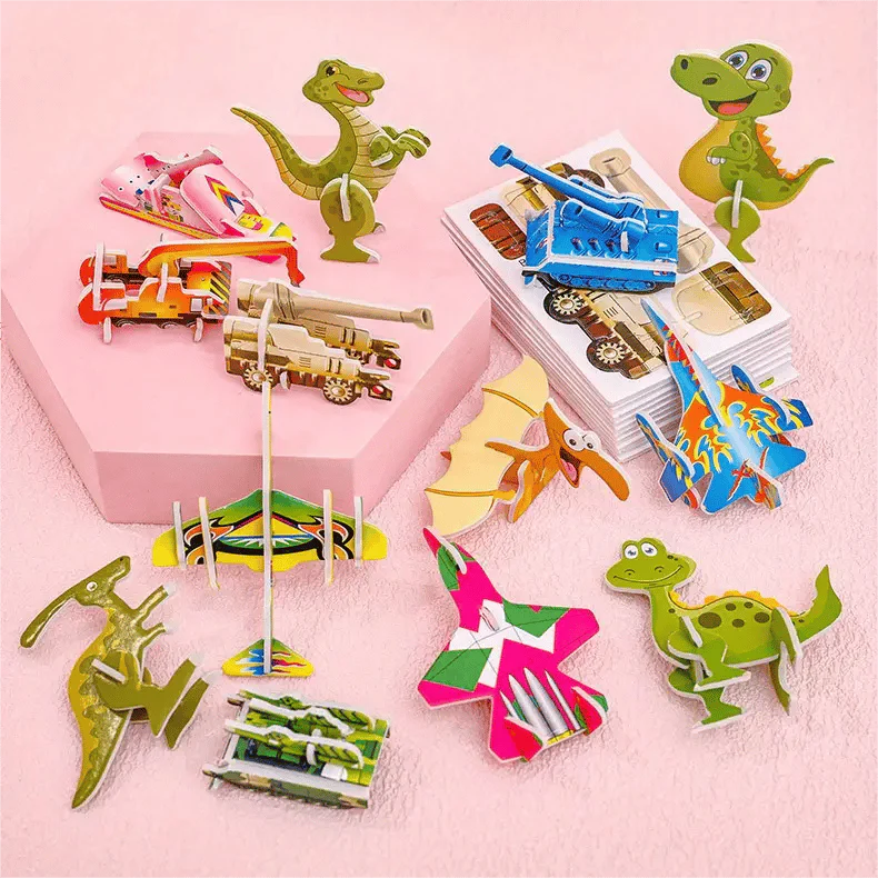 🦋Puzzle 3D educativo con personaggi dei cartoni animati - Image 3