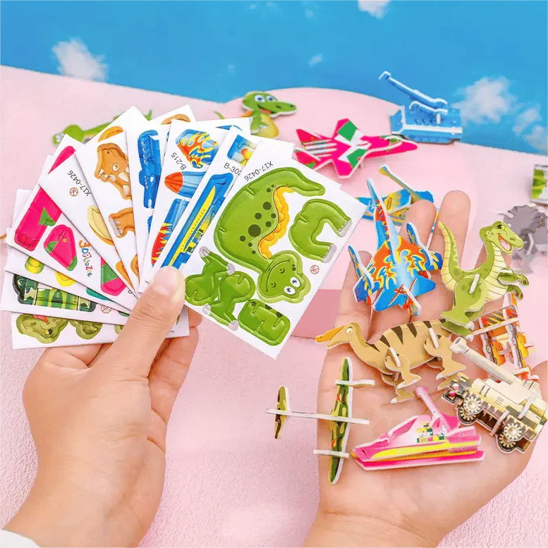 🦋Puzzle 3D educativo con personaggi dei cartoni animati - Image 5