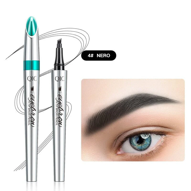 🔥COMPRA 1 NE RICEVI 1 GRATIS🎉 2 PEZZI🎁Pennarello per Sopracciglia Impermeabile 3D di Alta Qualità con Punta a 4 Dentelli Effetto Tattoo - Image 12