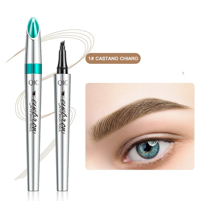 🔥COMPRA 1 NE RICEVI 1 GRATIS🎉 2 PEZZI🎁Pennarello per Sopracciglia Impermeabile 3D di Alta Qualità con Punta a 4 Dentelli Effetto Tattoo - Image 9