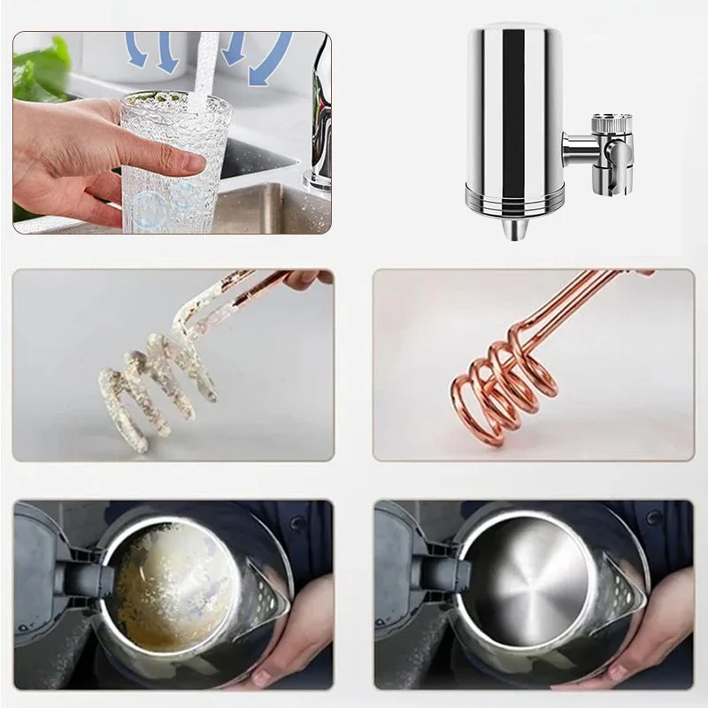 Depuratore d'acqua per rubinetti domestici in acciaio inossidabile senza installazione - Image 4