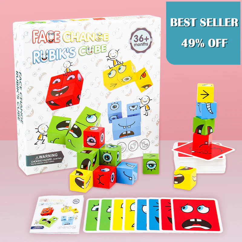 🧩 50% SCONTO! 🎭 Puzzle 5D Gioco Cambia-Faccia - Divertimento familiare interattivo, potenzia creatività e capacità logiche 👨‍👩‍👧‍👦✨ - Image 11