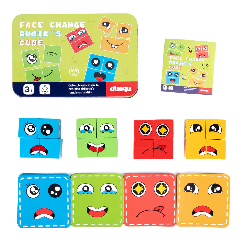 🧩 50% SCONTO! 🎭 Puzzle 5D Gioco Cambia-Faccia - Divertimento familiare interattivo, potenzia creatività e capacità logiche 👨‍👩‍👧‍👦✨ - Image 2